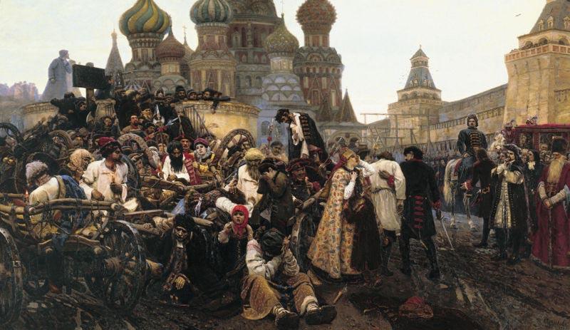 Vasily Surikov Morning of Streltzi execution